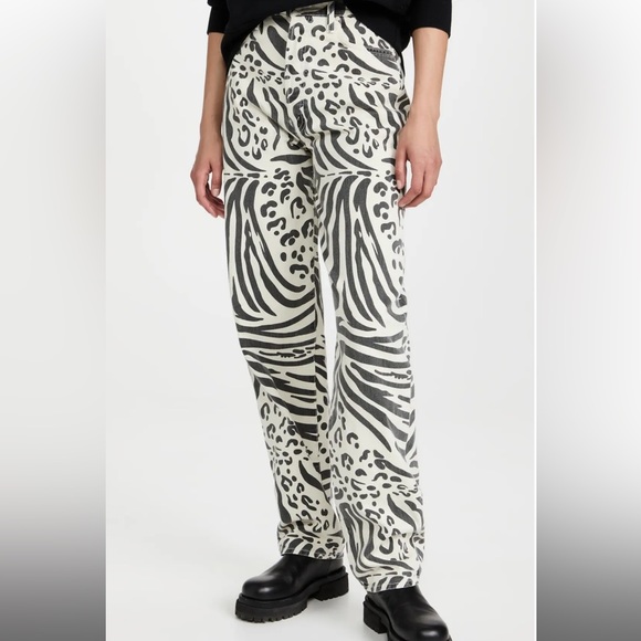 Mother High Waisted Curbside Heel Jeans Color: Atk Animal Tracks - Picture 3 of 9